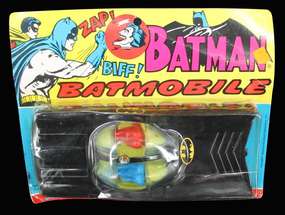 Vintage Batman Batmobile Simms On Card No. 529 (1 of 7)