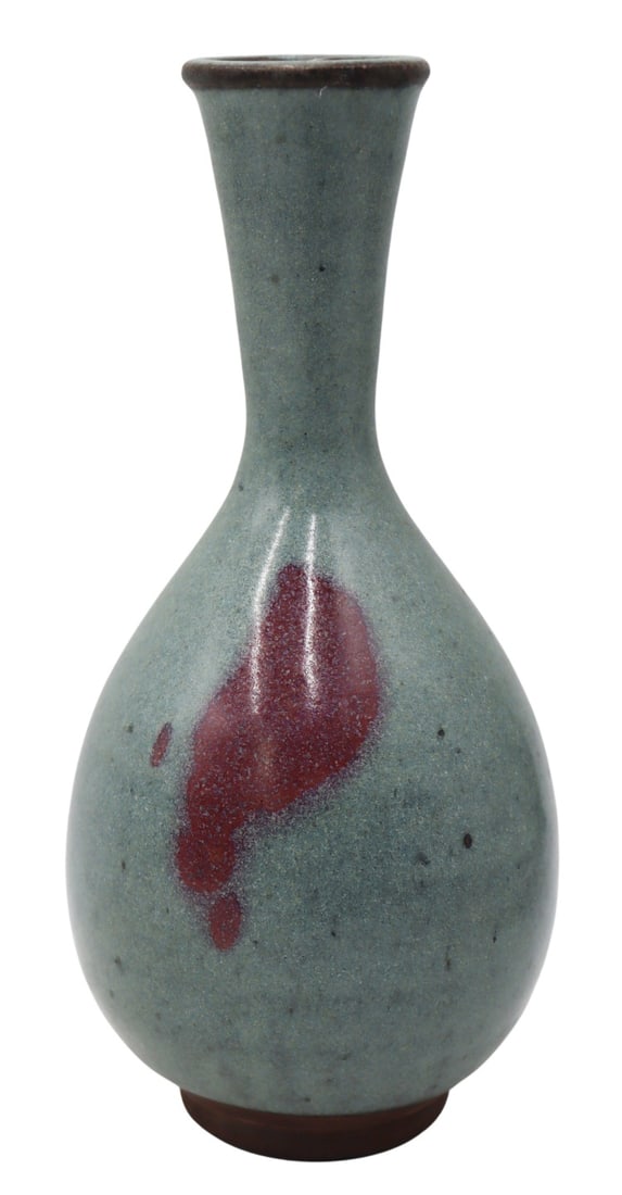 Chinese JunYao Vase with Purple Splash. (1 of 10)