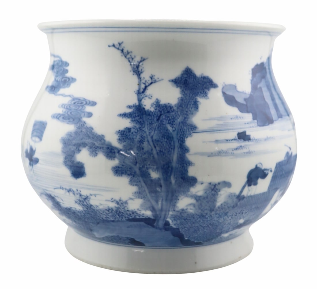 Ex-Bonhams Chinese Transitional Style Blue & White (1 of 14)