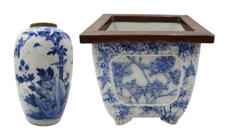 Chinese Blue and White Porcelains Grouping. (1 of 20)