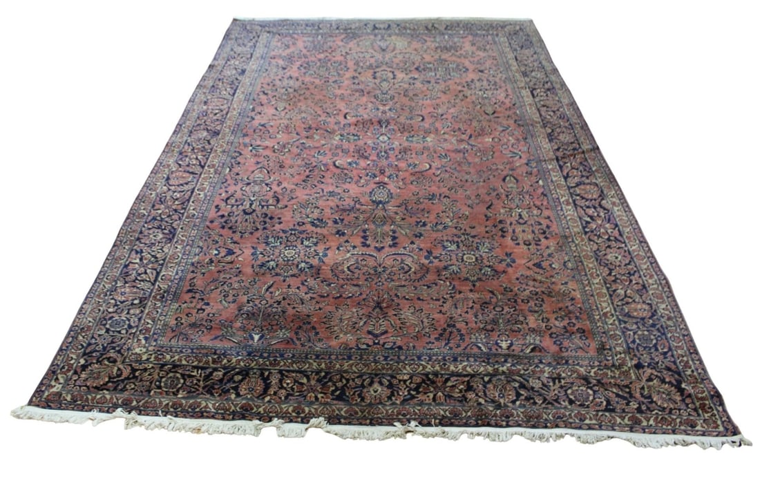 Vintage, Large And Finely Hand Knotted Sarouk (1 of 12)