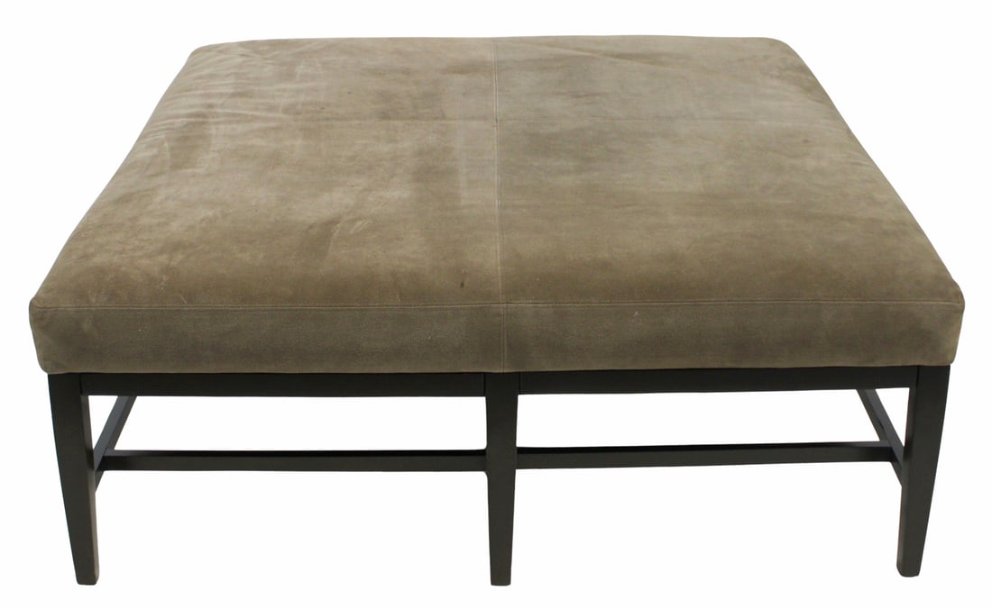 Custom Upholstered Ottoman. (1 of 8)