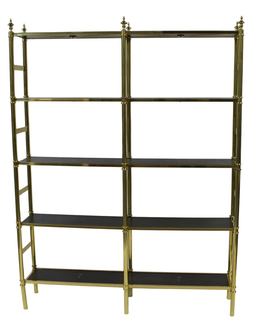 Jansen Manner Gilt Brass Multi-shelf Etagere / (1 of 9)