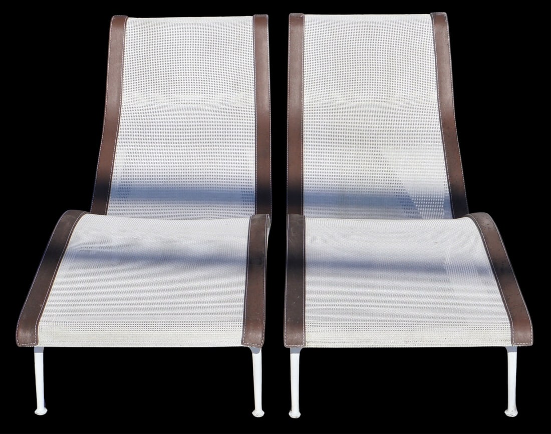 Richard Schultz Pair of Chaise Lounges. (1 of 8)