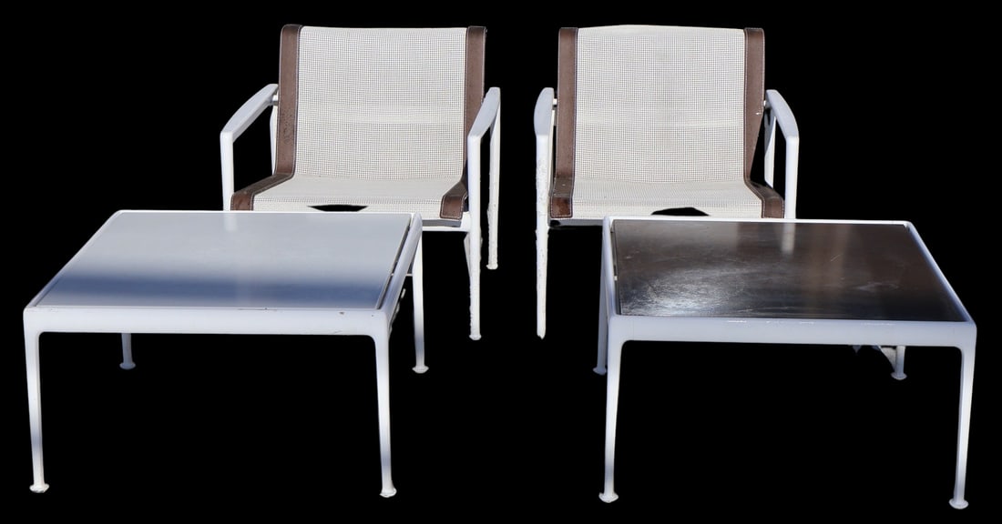 Richard Schultz Pair of Lounges & Pair of Tables. (1 of 10)