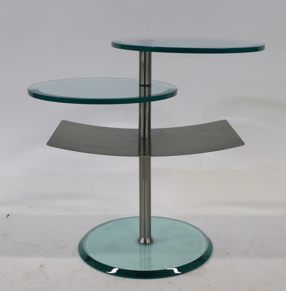 DeSede Signed Glass Coffee Table. - 2