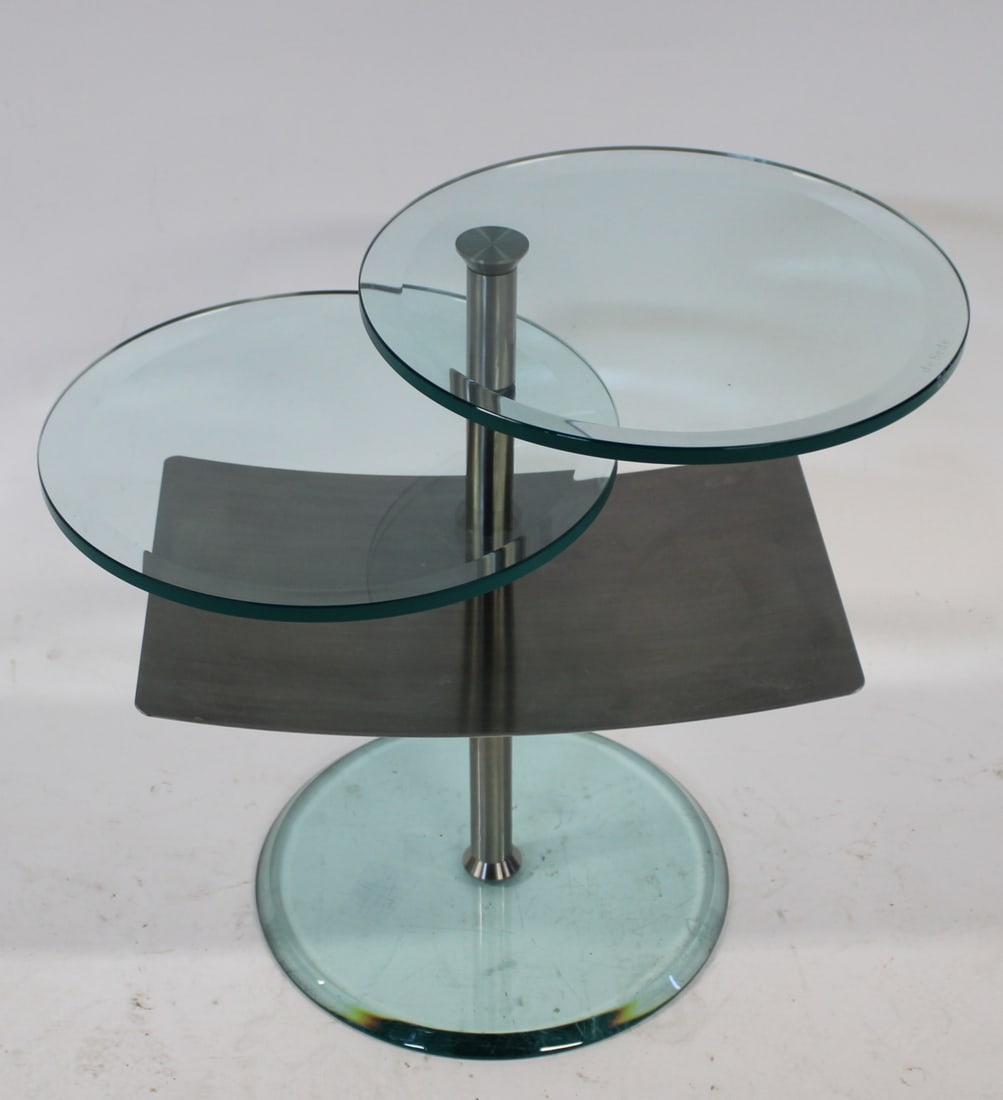 DeSede Signed Glass Coffee Table. - 3
