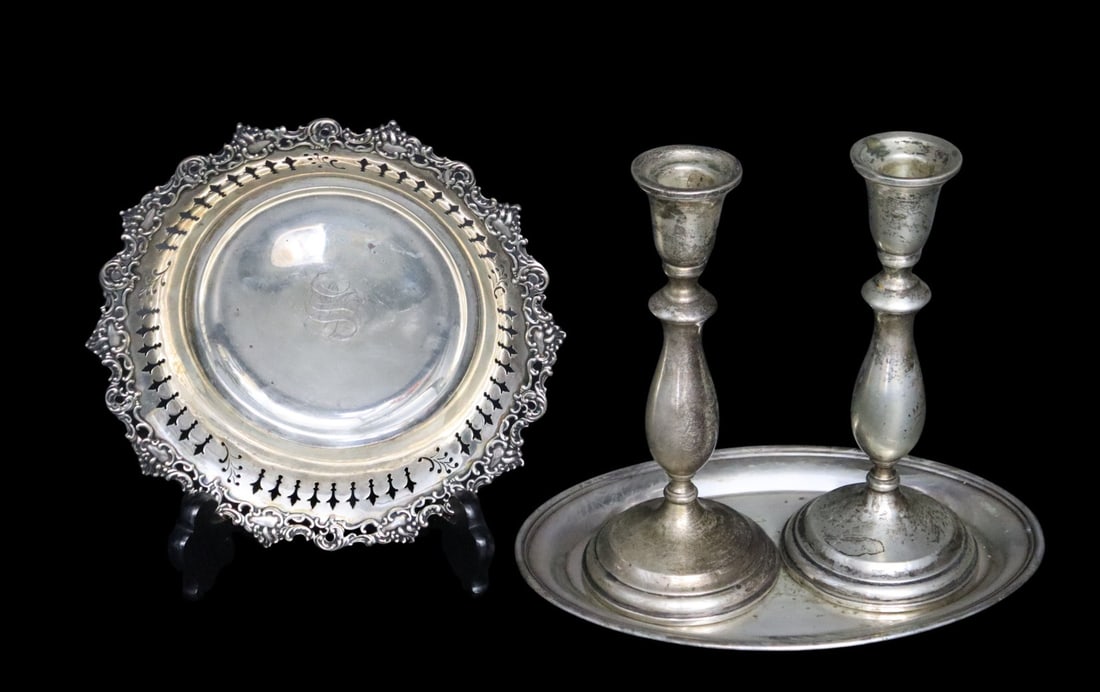 STERLING. Assorted Sterling Hollowware. (1 of 9)