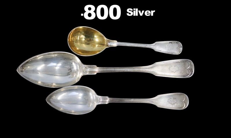 SILVER. Huge Assorted Sterling Flatware Group. - 7