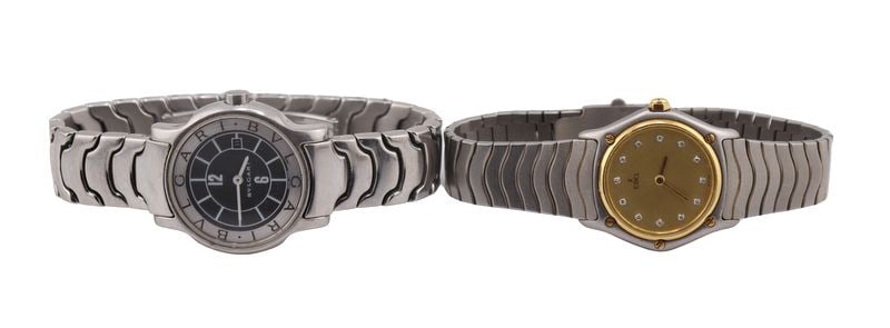 JEWELRY. (2) Lady's Watches Incl. Bvlgari & Ebel. (1 of 15)