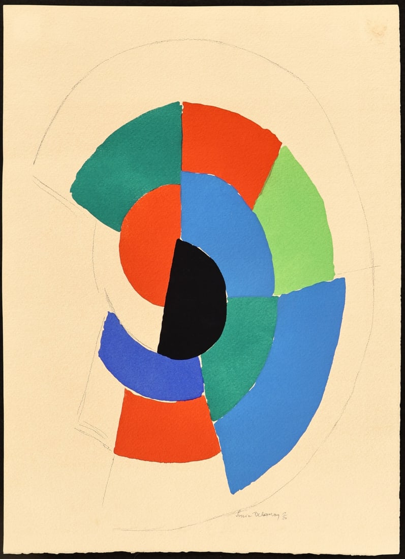 SONIA DELAUNAY (FRENCH, 1885-1979). (1 of 4)