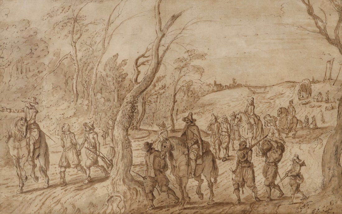 CIRCLE OF DAVID VINCKBOONS (1576-1633). (1 of 5)