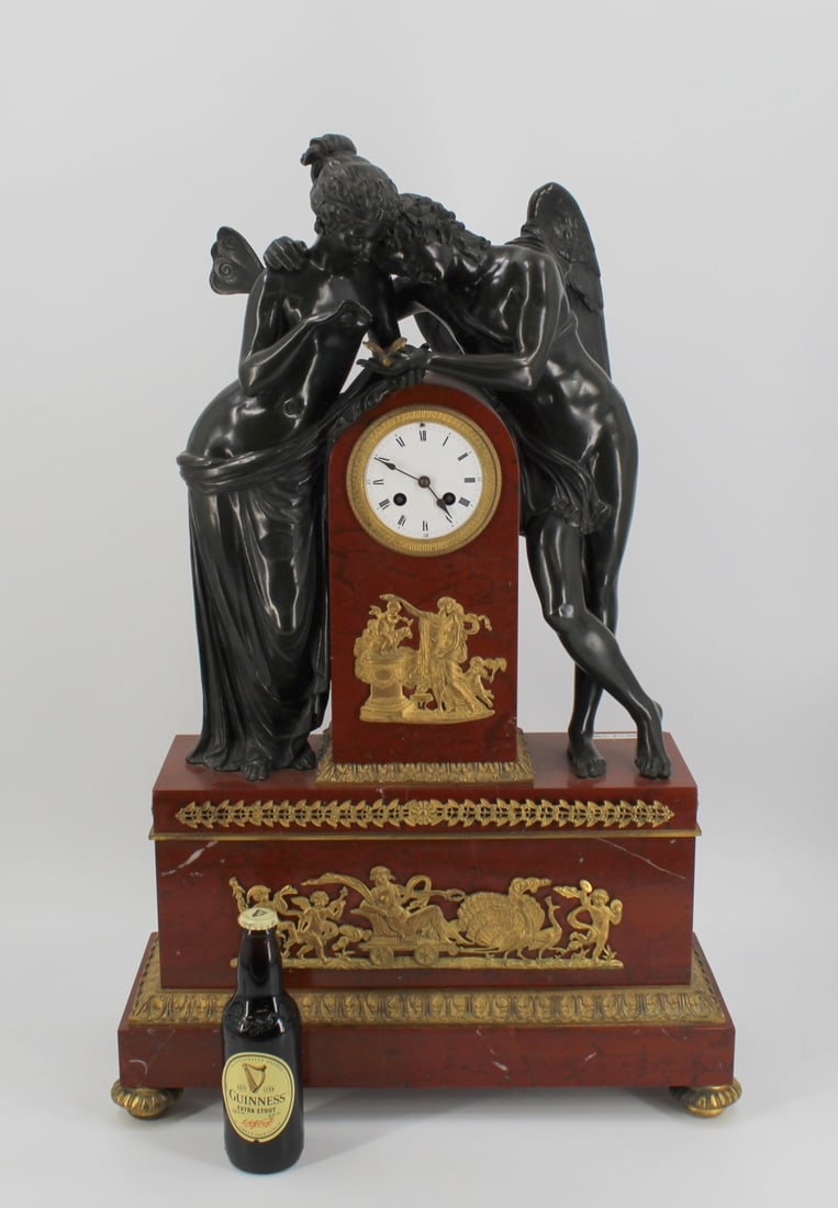 TIFFANY Large & Impressive Bronze Mounted Marble - 8