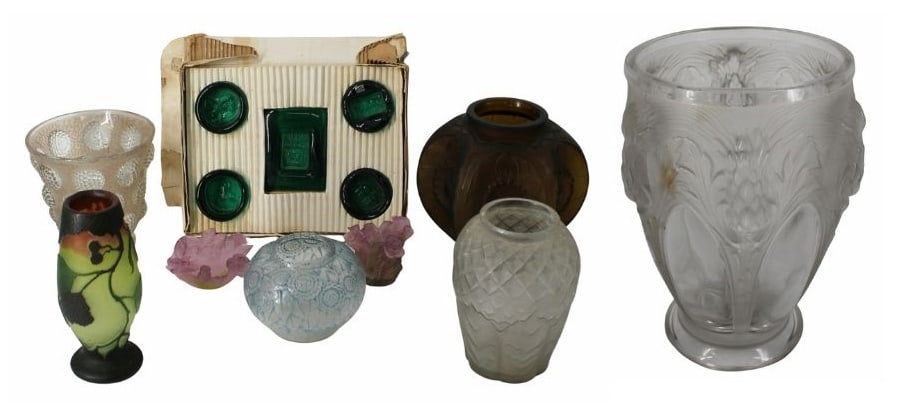 Modern Glass Grouping (9 Pcs) Verlys etc. (1 of 14)