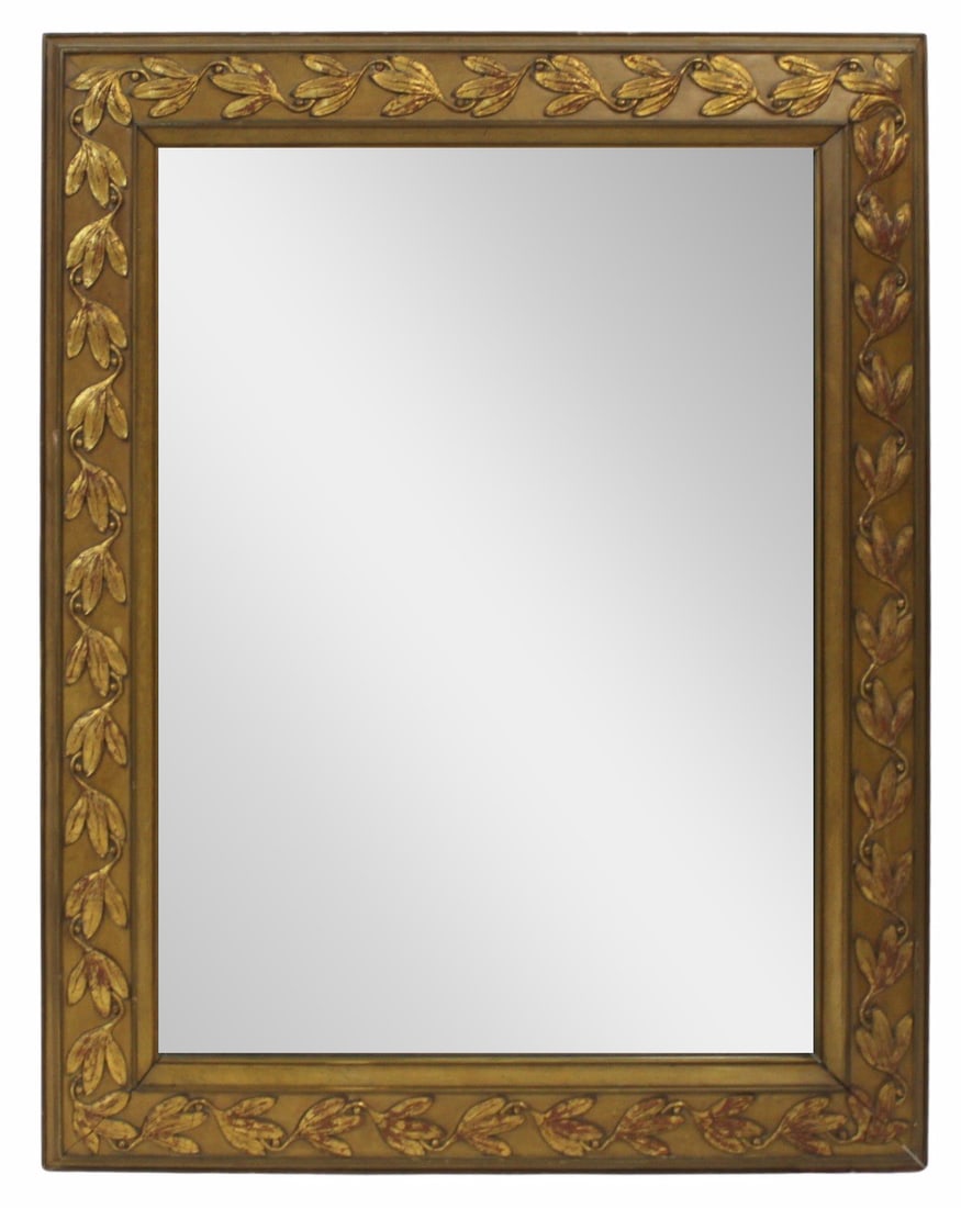 Midcentury Carved and Gilt Wood Mirror. (1 of 6)