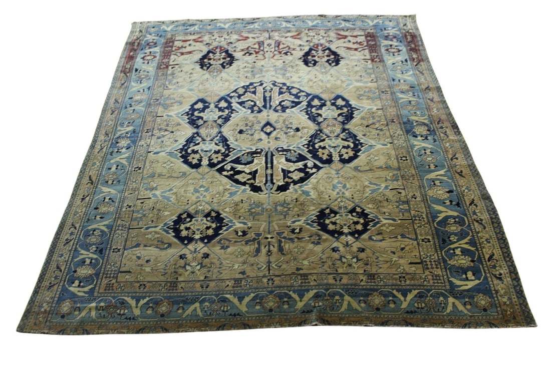 Antique And Finely Hand Knotted Carpet (1 of 10)