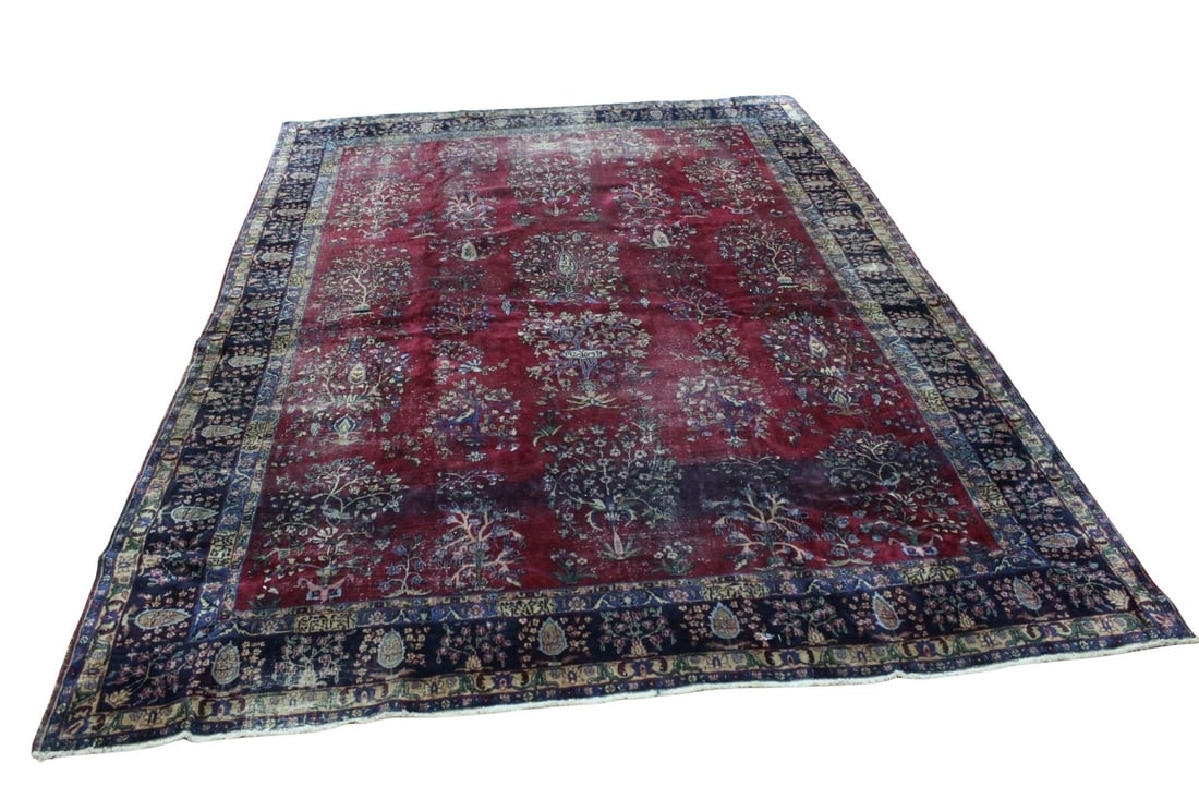 Vintage And Finely Hand Knotted Carpet (1 of 8)