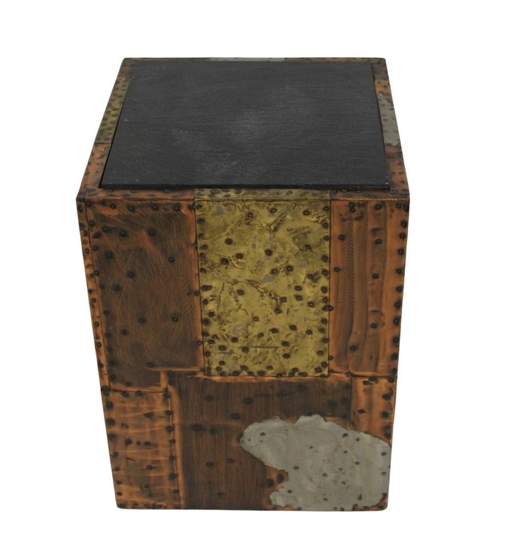 Midcentury Paul Evans Slate Top Cube Table. (1 of 7)