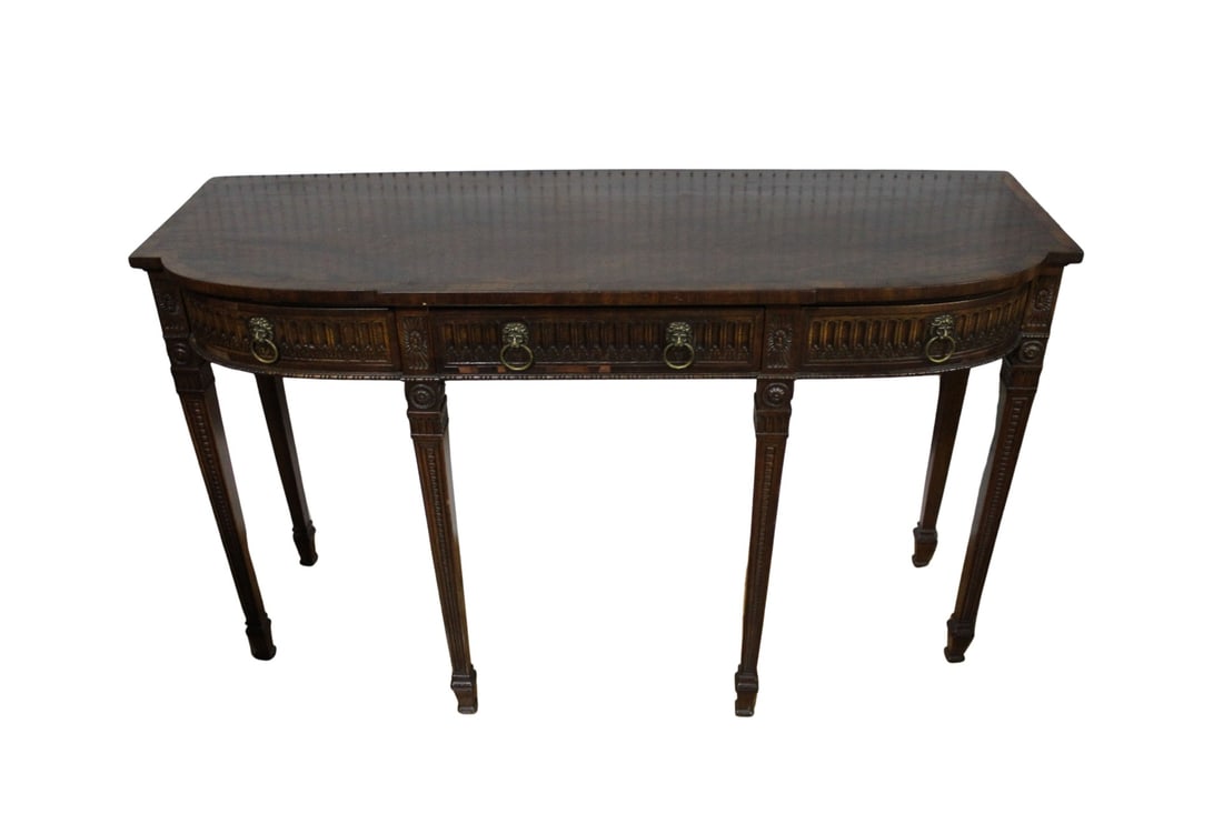 Antique Mahogany English Sideboard. (1 of 6)