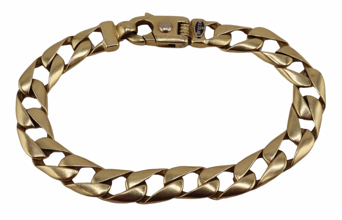JEWELRY. Men's Braccio 14kt Gold Bracelet. (1 of 9)