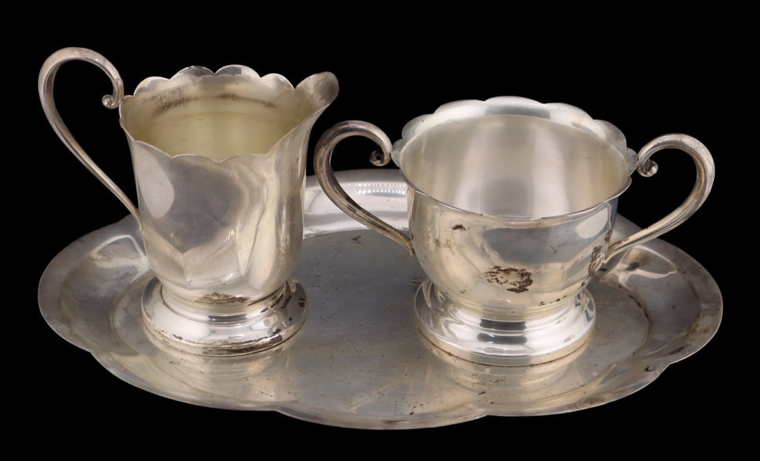 STERLING. Assorted Hollowware Grouping. (1 of 13)