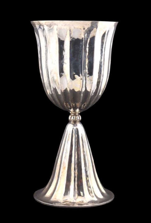 STERLING. Italian Buccellati Sterling Goblet. (1 of 6)