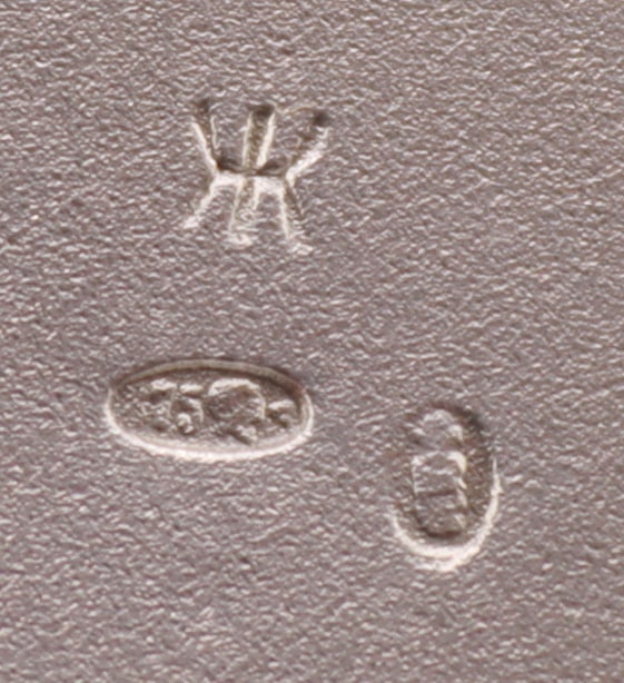 SILVER. Russian Silver "Three Heroes" Case. - 9