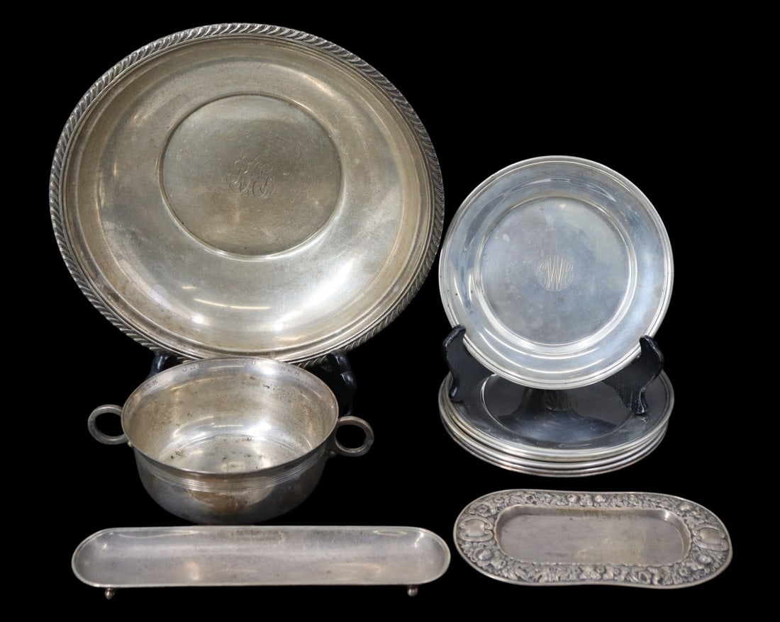 STERLING. Assorted Sterling Hollowware Collection. (1 of 12)