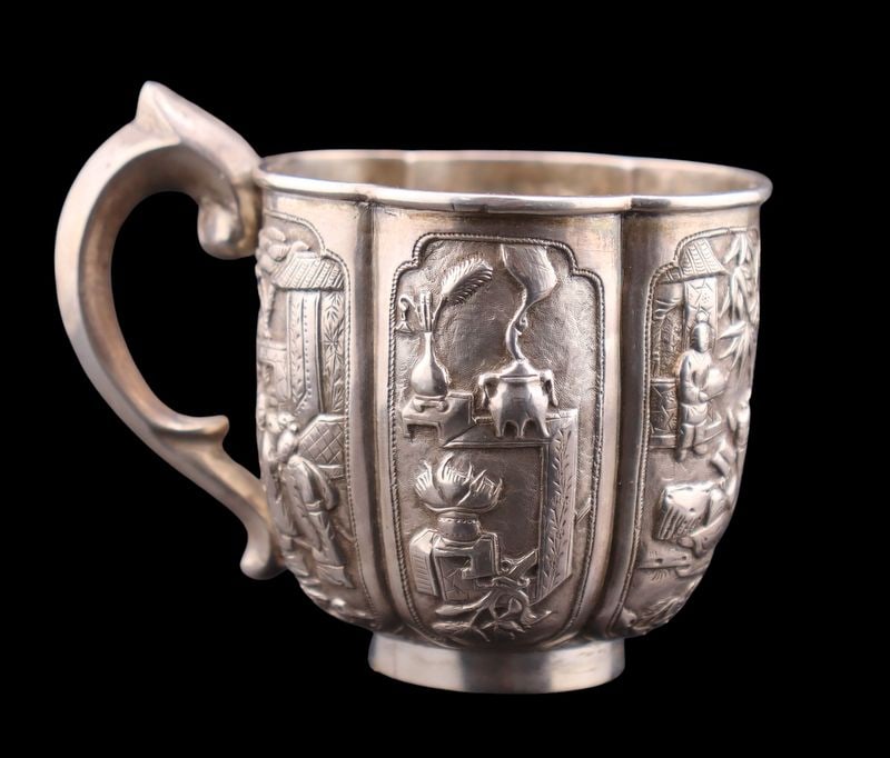 SILVER. Chinese Export Silver Items. - 7