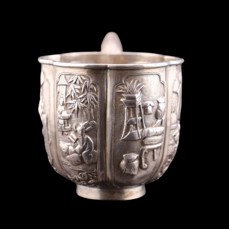 SILVER. Chinese Export Silver Items. - 8