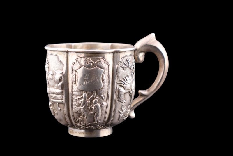 SILVER. Chinese Export Silver Items. - 9