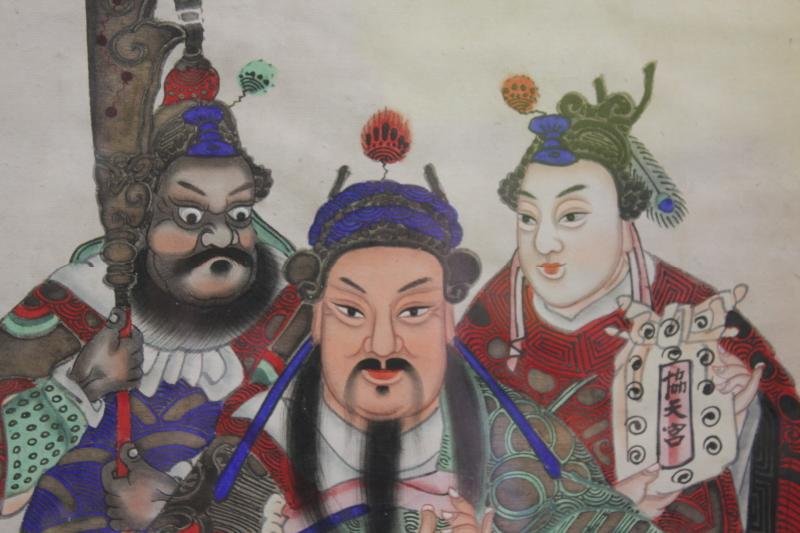 Antique Chinese Painting on Pith Paper. - 4