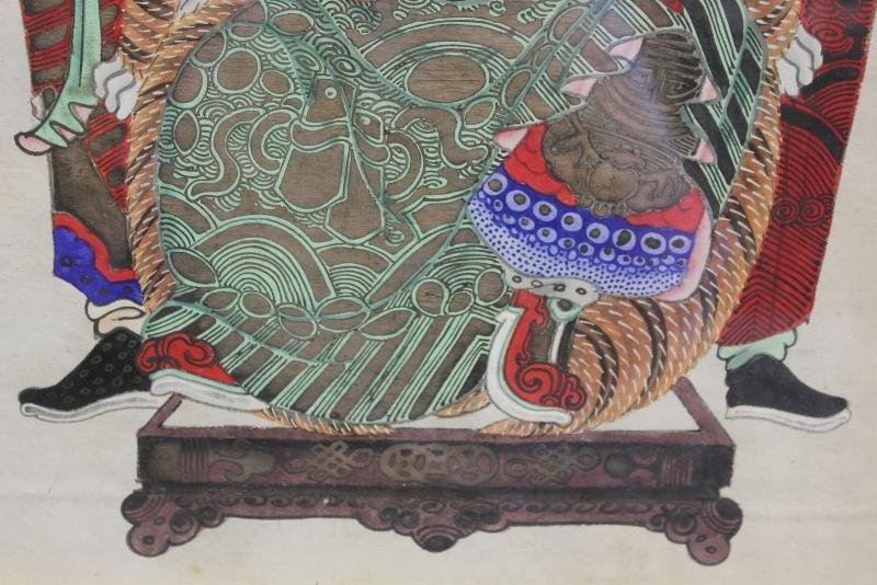 Antique Chinese Painting on Pith Paper. - 5
