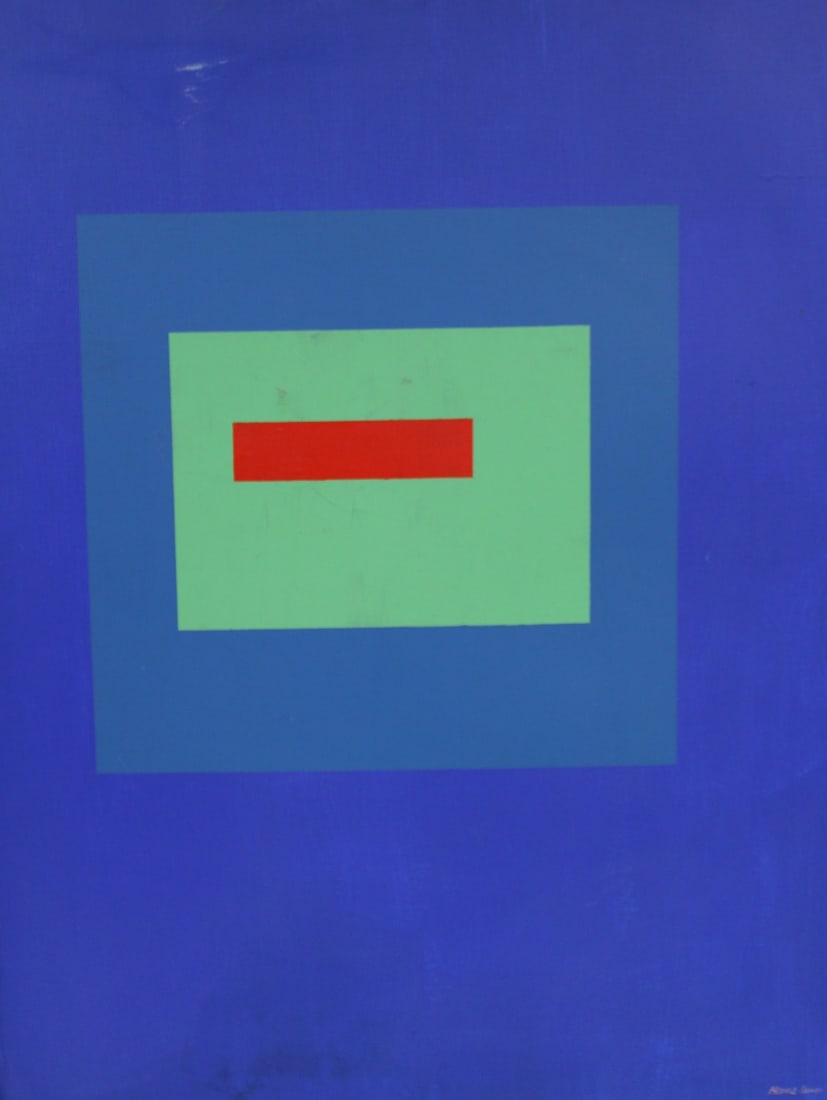 HANS SAUER Signed & Dated Oil On Canvas. (1 of 5)