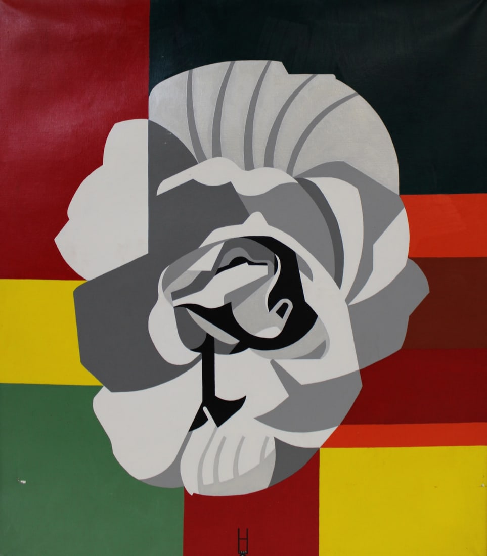 MOMOGRAMMED & Dated Oil On Canvas. (1 of 5)