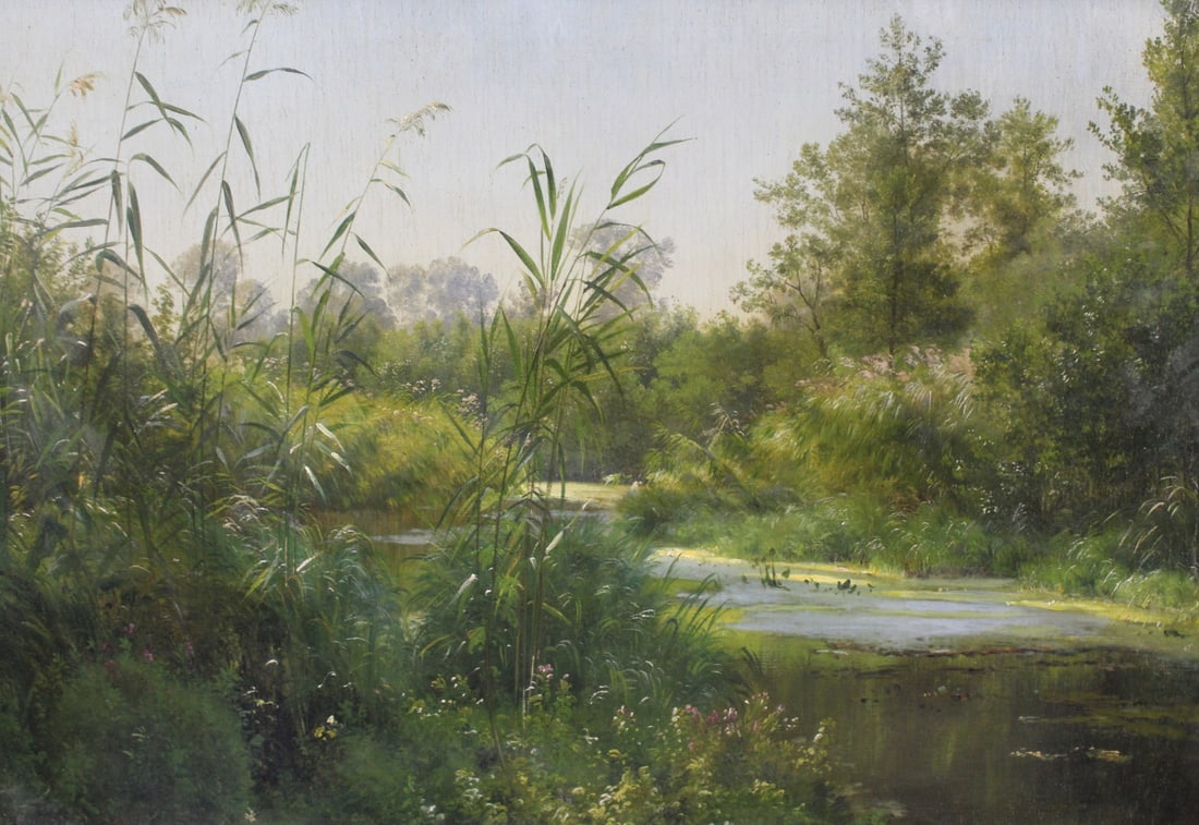 UNSIGNED Oil On Canvas. (1 of 3)