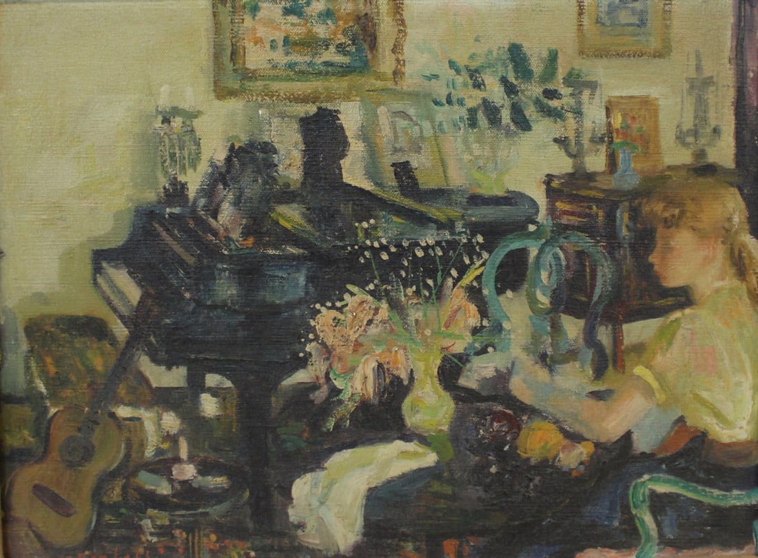 LUIGI CORBELLINI Signed Oil On Canvas. (1 of 3)