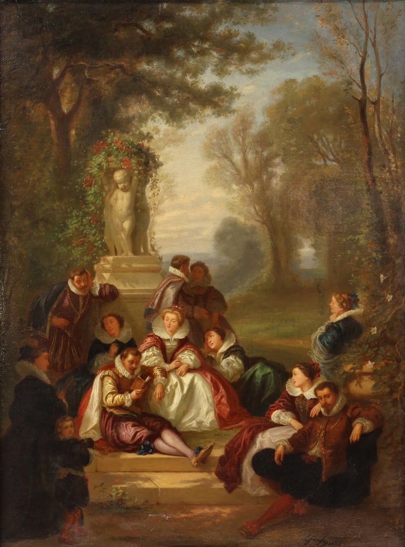 P. FAURE (FRENCH SCHOOL, 19TH CENTURY). (1 of 4)