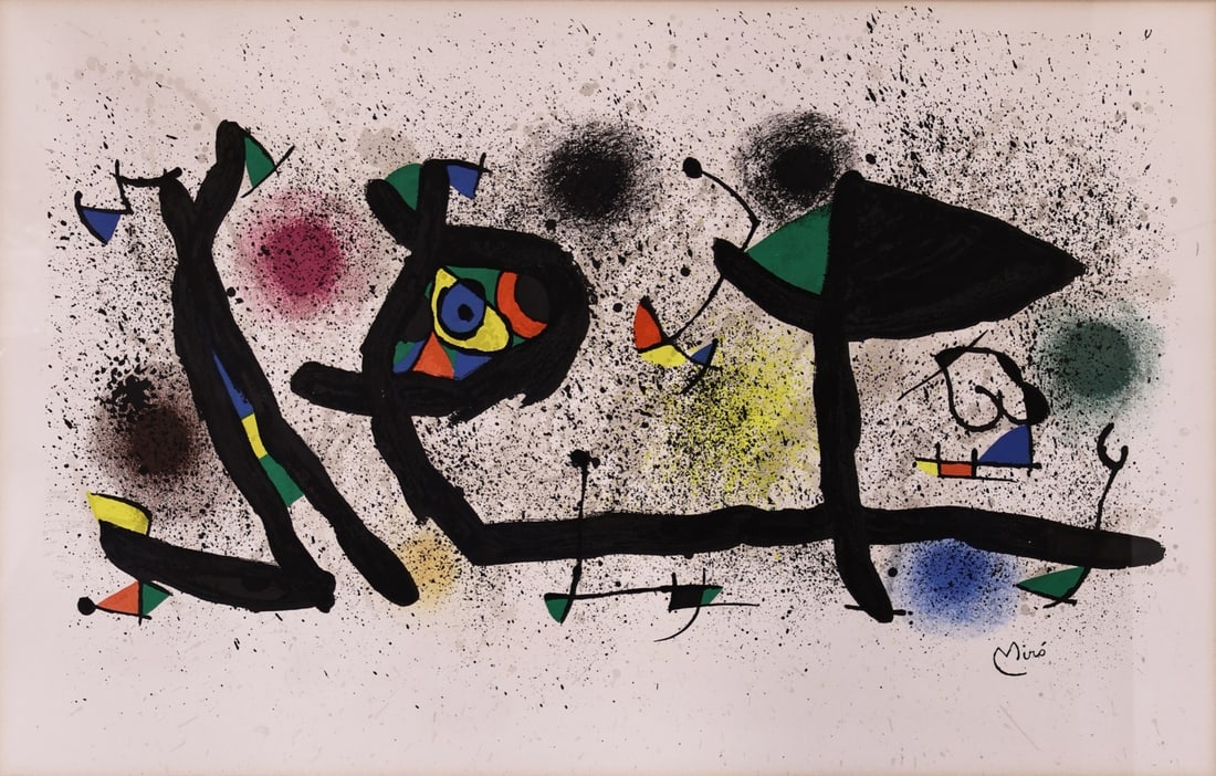 JOAN MIRO (SPANISH, 1893-1983). (1 of 4)