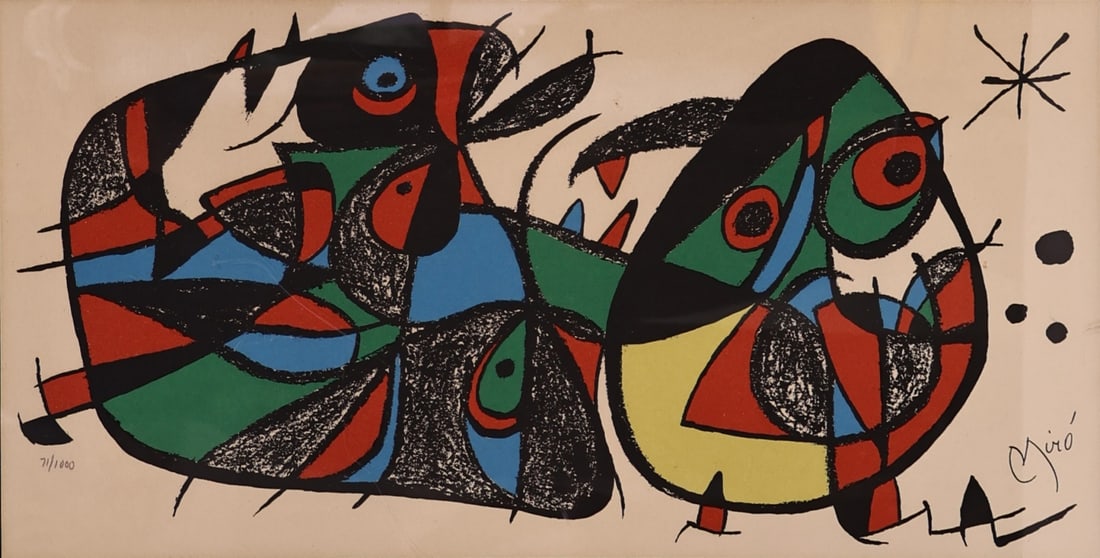 JOAN MIRO (SPANISH, 1893-1983). [2 WORKS]. (1 of 11)