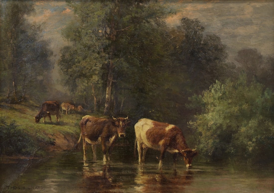 THOMAS BIGELOW CRAIG (AMERICAN, 1849-1924). (1 of 4)