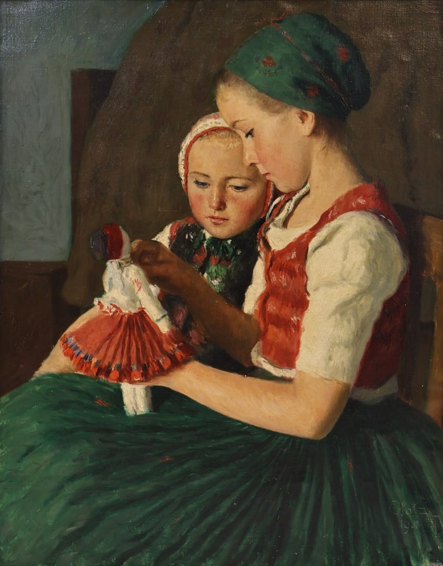 OSCAR GLATZ (HUNGARIAN, 1872-1958). (1 of 4)