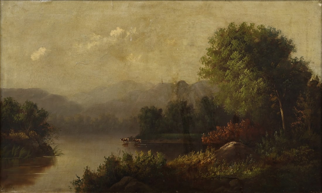 THE HUDSON RIVER SCHOOL (AMERICAN, 19TH CENTURY). (1 of 4)