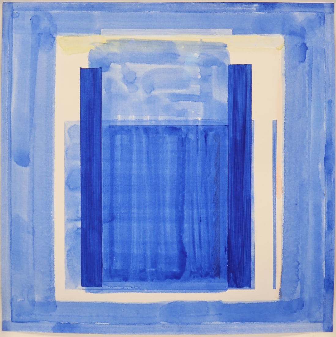 LUCIO POZZI (AMERICAN / ITALIAN, b. 1935) [2].: Pair of Works: (i) 'Untitled' 1994. Gouache on paper. Signed and dated lower middle. (ii) Apparently unsigned. Gouache on paper. Property from a Bronx, NYC estate. Dimensions: (i,ii) 18" h x 18&q