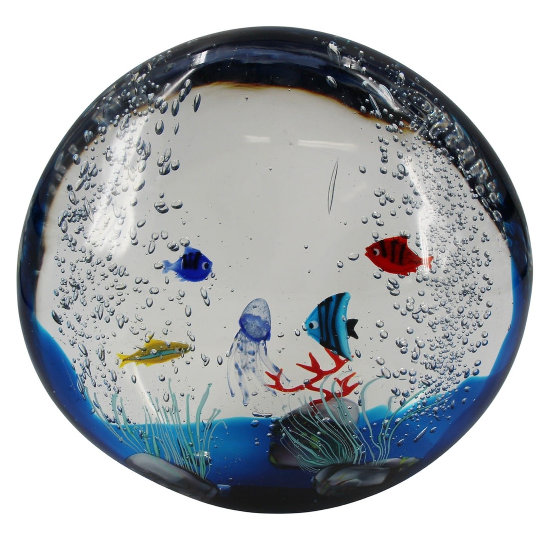 Elio Raffaeli Big Murano Glass Aquarium Sculpture (1 of 8)