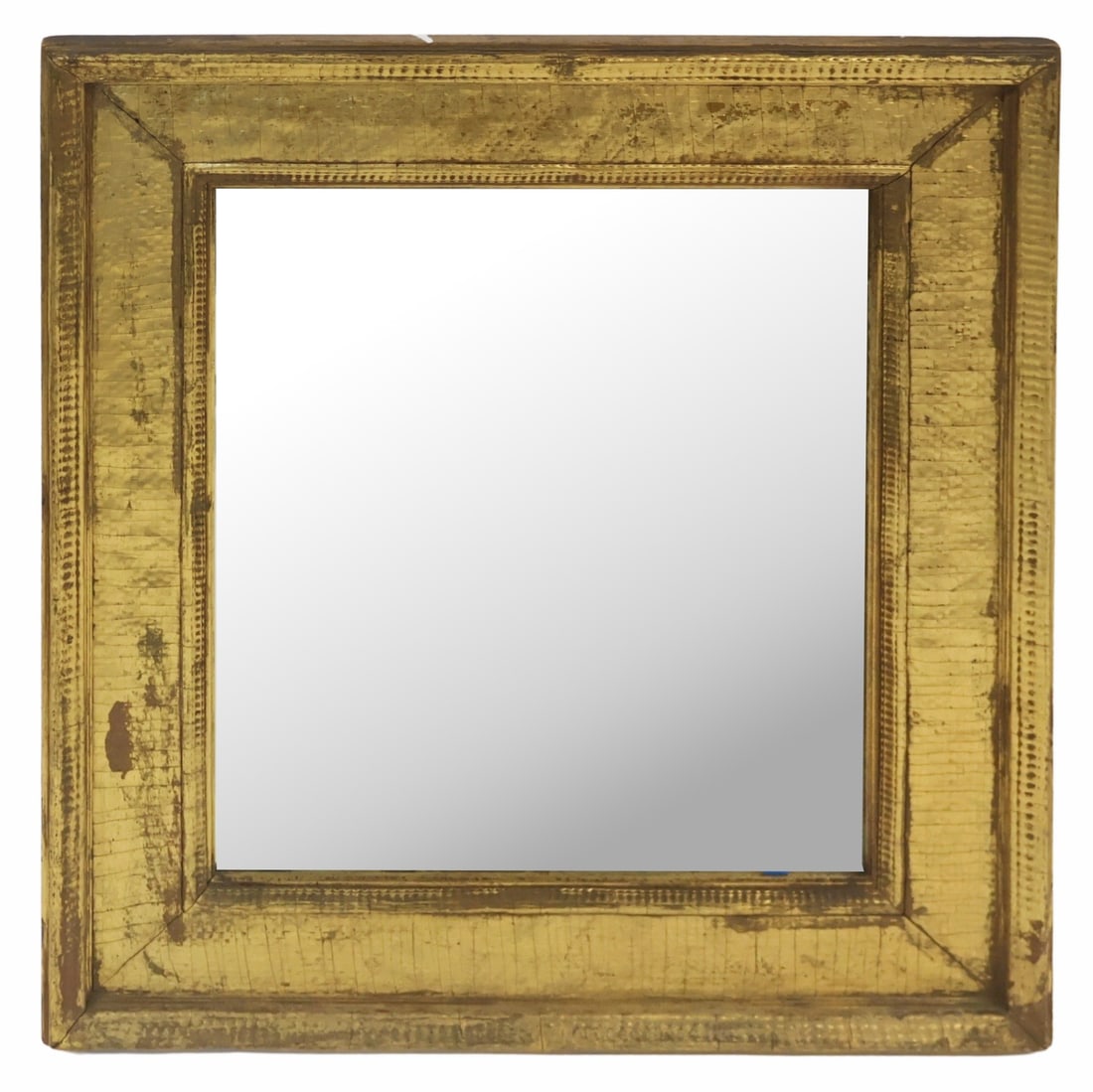 Antique Giltwood Frame as a Mirror.: From a Larchmont, NY estate. Dimensions: 34" h x 30" w.
