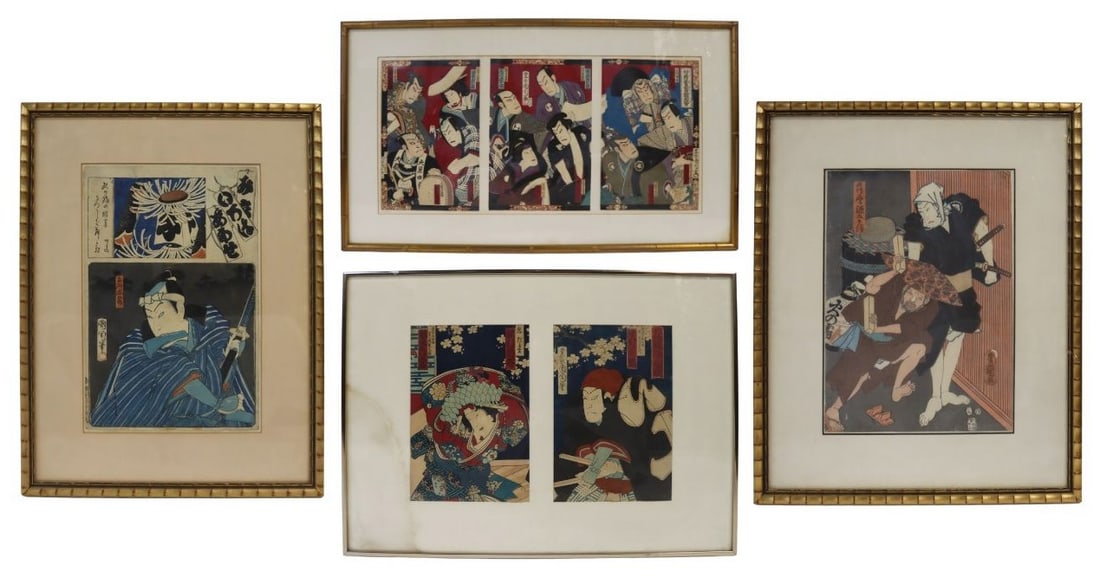 Collection of Japanese Woodblock Prints. (1 of 18)