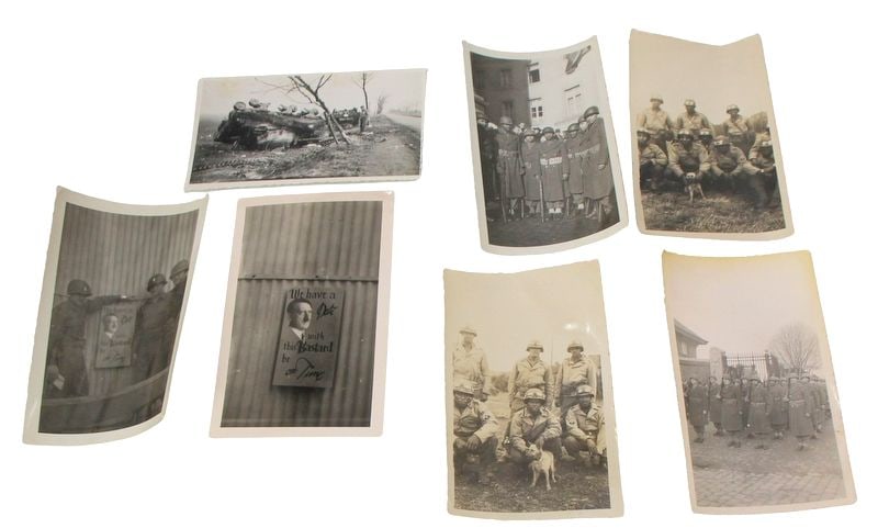 Large Assortment of American WW2 Photos W/ Black (1 of 6)