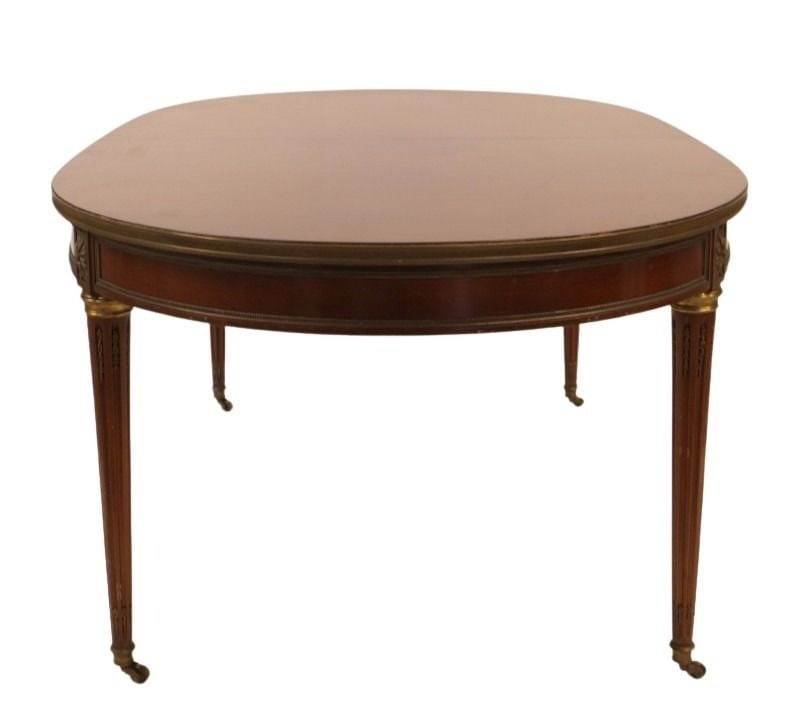 Louis Philippe Style Dining Table & 2 Leaves (1 of 9)