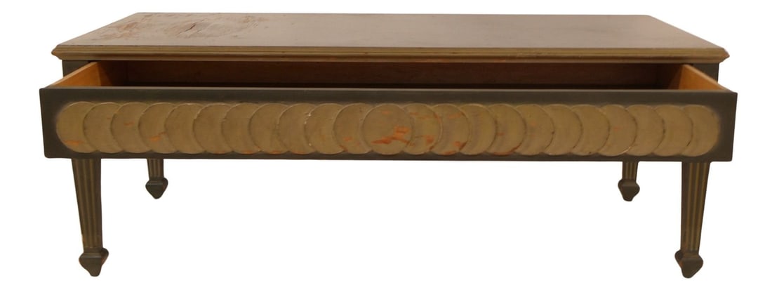 Midcentury Long Drawer Coffee Table. (1 of 5)